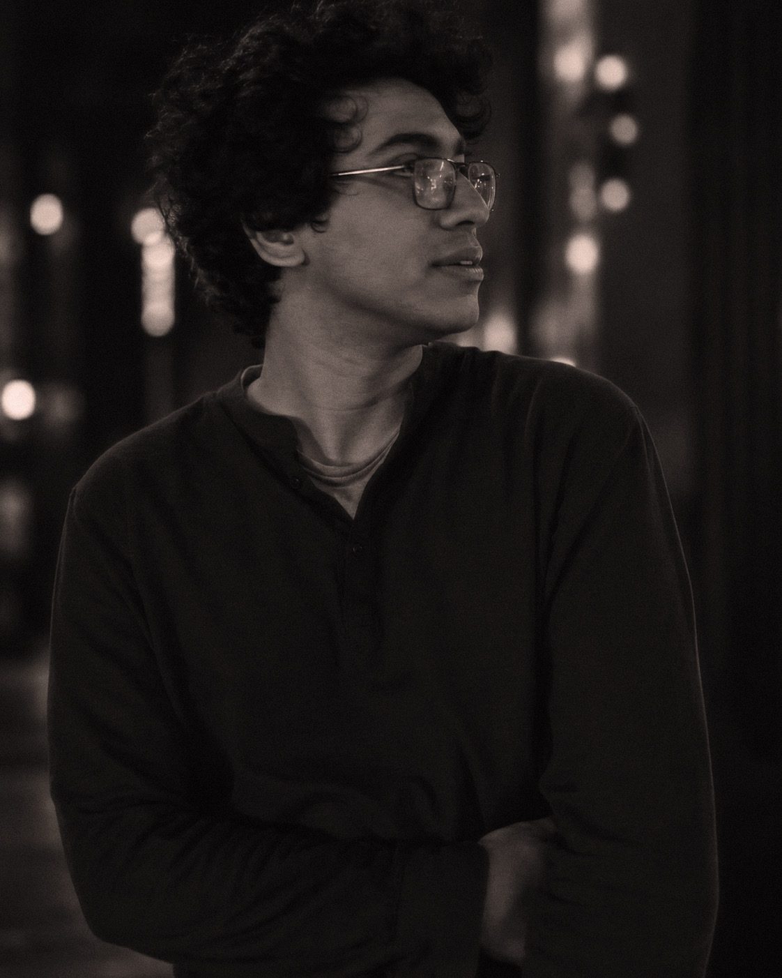 Sayeed, in monochrome